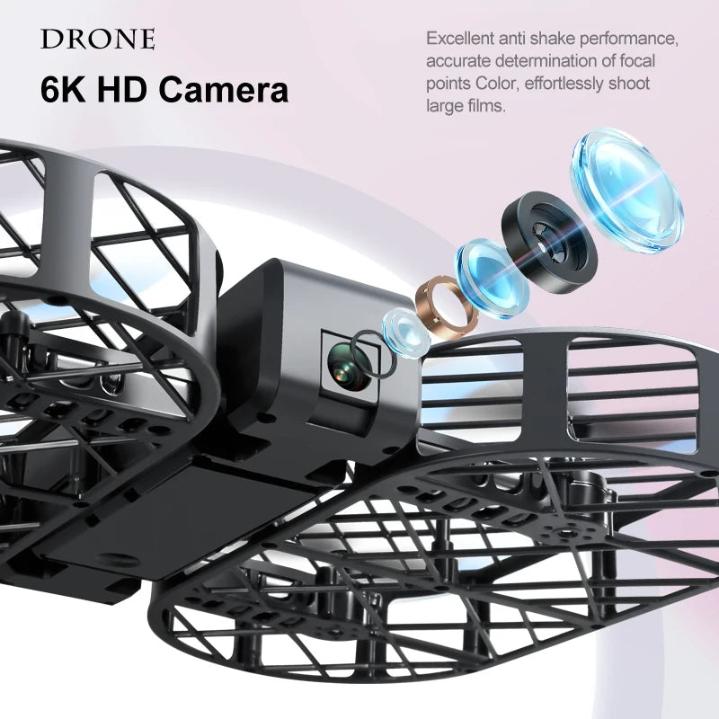 New 4DRC V38 Folding Drone 6K HD Camera Aerial Photography WIFI Grid Protection Gesture Photography RC Aircraft Kid's Toy