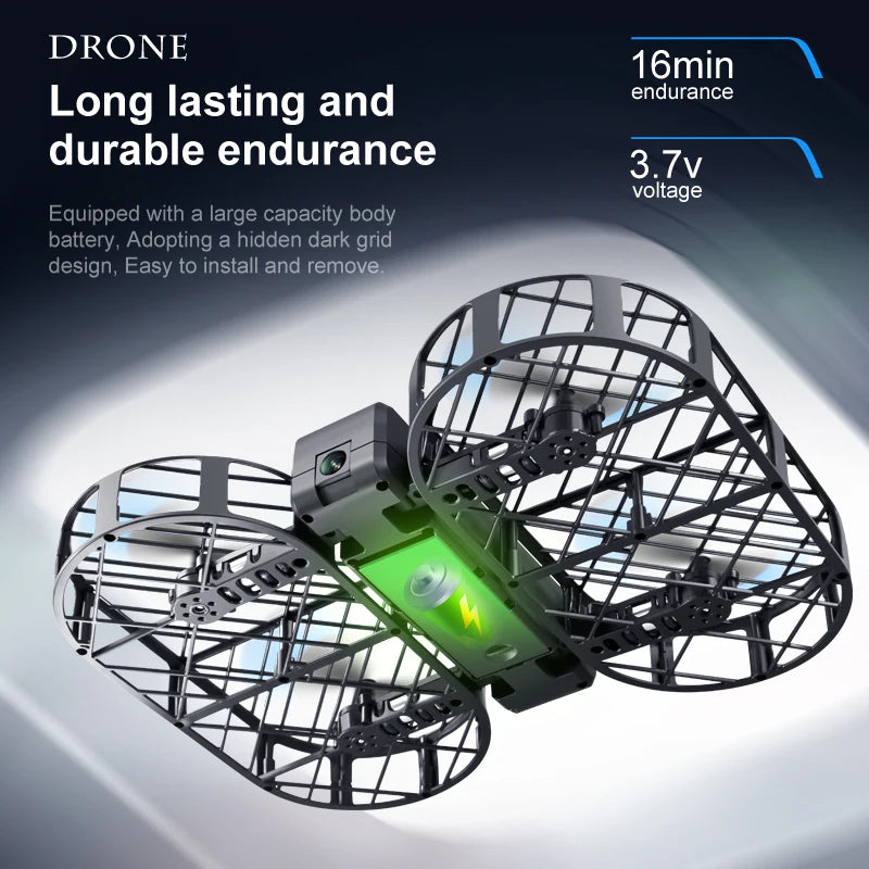 New 4DRC V38 Folding Drone 6K HD Camera Aerial Photography WIFI Grid Protection Gesture Photography RC Aircraft Kid's Toy